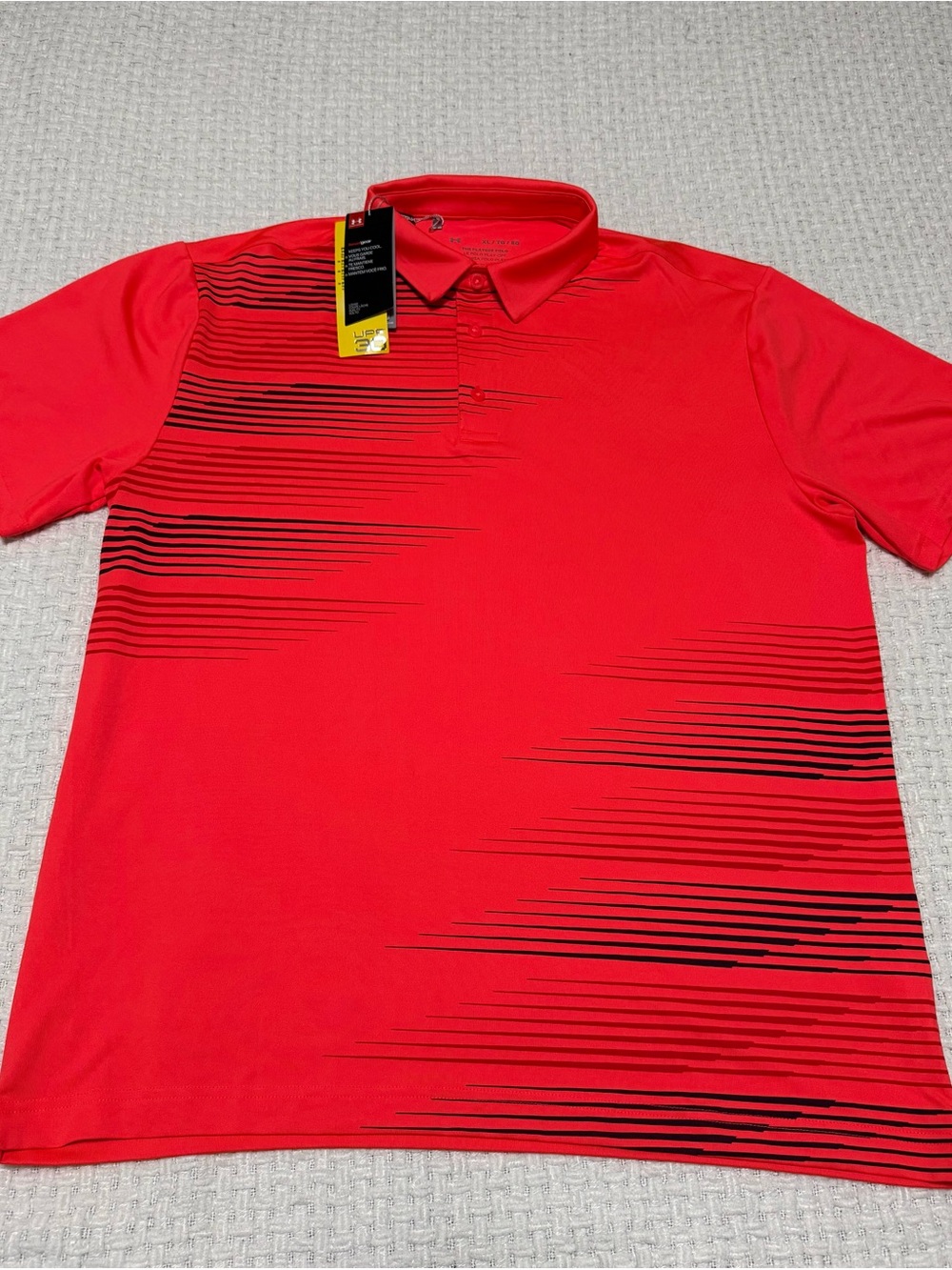 Under Armour Playoff UPF golf polo, men’s XL.  New with tags.
